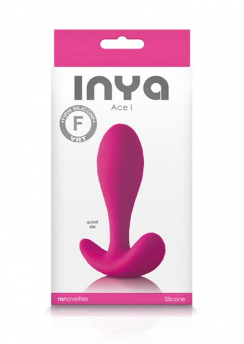 Ns Novelties Inya Ace I - Анальная пробка, 10,4х3 см (розовый)