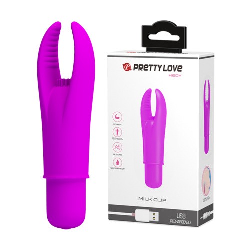 Pretty Love Hedy Vibrator компактный стимулятор клитора со съемной вибропулей, 9.9х2.6 см