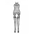 Passion Eco BS006 - Эротичный бодистокинг, S-L (чёрный) Passion Eco BS006 - Эротичный бодистокинг, S-L (чёрный)