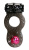 Trinity Vibes Double Dipper Vibrating Cock Ring - виброкольцо, 5х1.9 см (черный)