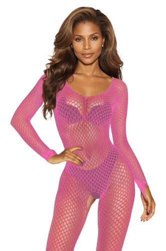 Бодистокинг SoftLin Bodystocking 2061, pink - One Size