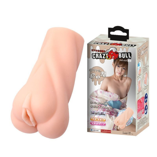 LyBaile Crazy Bull Vagina Masturbator Girl - мастурбатор вагина с эффектом смазки,  12 см (телесный)