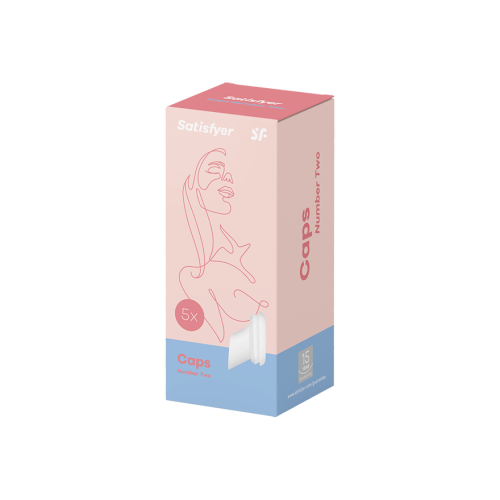 Satisfyer - Змінна насадка для Satisfyer 2 (5 шт) - купити в Києві, Україні