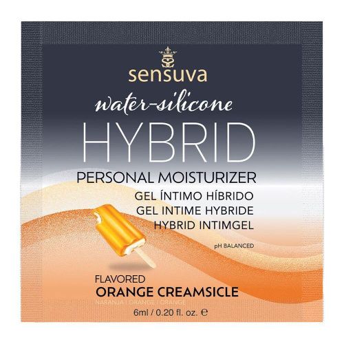 Sensuva - Hybrid Formula Orange Creamsicle - Пробник лубриканта на гибридной основе, 6 мл.
