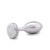 DOXY Butt Plug Smooth - гладкая алюминиевая анальная пробка, 7х3.5 см (серебристый) DOXY Butt Plug Smooth - гладкая алюминиевая анальная пробка, 7х3.5 см (серебристый)