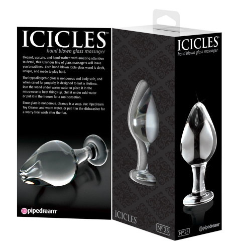 Анальна пробка Pipedream Icicles No. 25 - купити в Україні | Секс шоп SEX-SHOP.ua