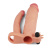 Pleasure X-Tender Vibrating Double Penis Sleeve Flesh Add 3" - Двойная насадка на пенис с вибрацие, 21 см (телесный) Pleasure X-Tender Vibrating Double Penis Sleeve Flesh Add 3" - Двойная насадка на пенис с вибрацие, 21 см (телесный)