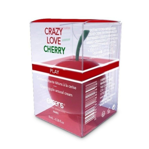 Возбуждающий крем для сосков EXSENS Crazy Love Cherry, 8 мл (вишня)