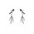 Feral Feelings - Nipple clamps Tassels - Зажимы для сосков с кисточками (черный) Feral Feelings - Nipple clamps Tassels - Зажимы для сосков с кисточками (черный)