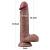 Реалистичный фаллоимитатор на присоске LoveToy Dual-Layered Silicone Cock #1, 19,5 см