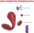 Magic Motion Bobi Red - вакуумный вагинально-клиторальный стимулятор с управлением со смартфона, 20х3.3 см (красный)