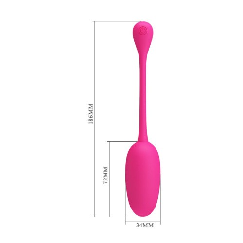 Pretty Love Knucker Vibrating Egg виброяйцо с 12 режимами вибрации, 18.6х3.4 см