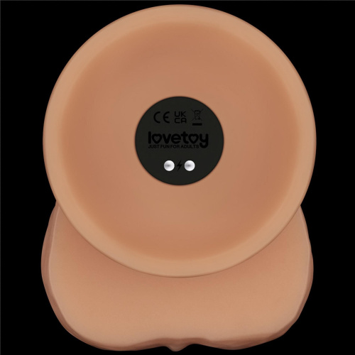 Реалистичный вибратор LoveToy Vibrating Power Basics Cock, 22 см