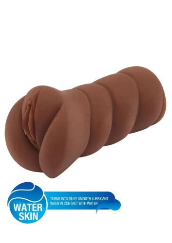 Bangers Super Wet Travel Beaver - реалистичный мастурбатор 13,5х1см (коричневый)
