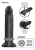 Silicone Hollow Extension - Насадка-удлинитель для пениса, 24х6 см (чёрный) Silicone Hollow Extension - Насадка-удлинитель для пениса, 24х6 см (чёрный)