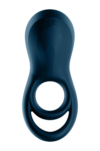 Satisfyer Epic Duo Connect App - эрекционное смарт кольцо с вибрацией, 11.1х4.9 см (синий)