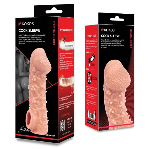 Насадка на член Kokos Cock Sleeve CS 009, S