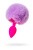 Todo By Toyfa Sweet Bunny - силиконовая анальная пробка с пушистым хвостиком, 13х2.8 см (розовый) Todo By Toyfa Sweet Bunny - силиконовая анальная пробка с пушистым хвостиком, 13х2.8 см (розовый)