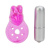 CalExotics Micro Vibe Arouser Bunny - виброкольцо,7х1 см (розовый) CalExotics Micro Vibe Arouser Bunny - виброкольцо,7х1 см (розовый)