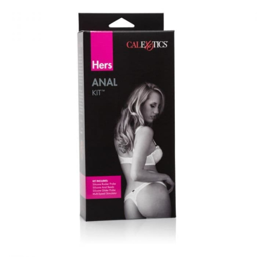 CalExotics Hers Anal Kit набор анальных стимуляторов для женщин, 3 шт (фиолетовый)