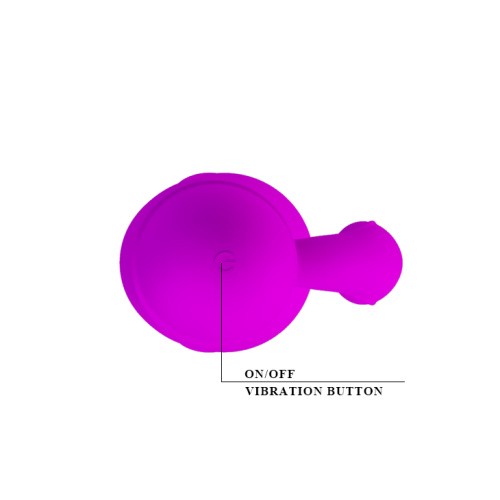 Pretty Love Caesar Vibrator - Маленький вибратор-кролик, 11.5х2.5 см (фиолетовый)