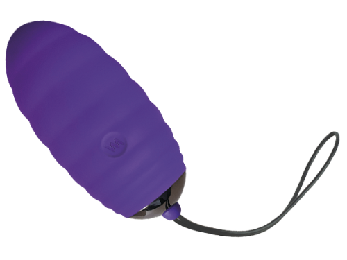 Adrien Lastic Ocean Breeze Purple Виброяйцо с пультом ДУ, 10 режимов работы, 7.5х3.4 см (фиолетовое)