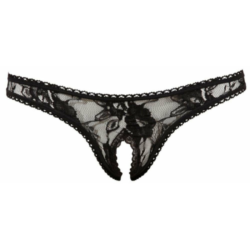 Cottelli Collection - Трусики с вырезом, XL (черный)
