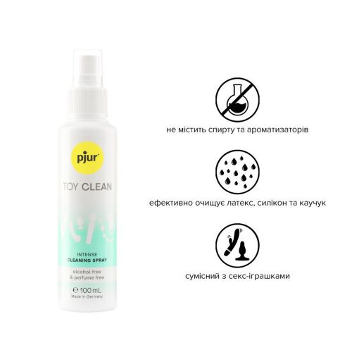 Pjur Toy Clean антибактериальный спрей для очистки секс-игрушек, 100 мл
