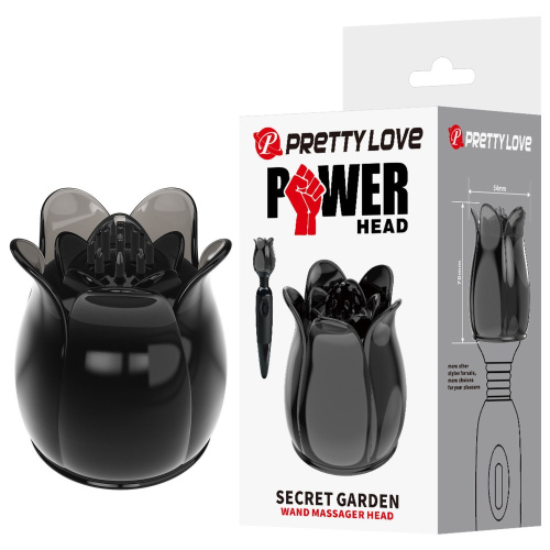 Насадка на вибратор микрофон Pretty Love Power Head Secret Garden