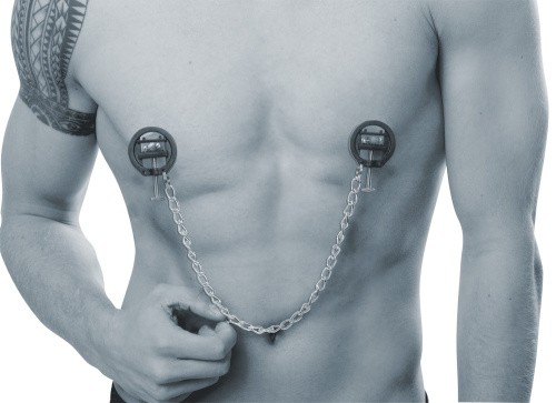 Orion - Nipple Clamps With Metal Chain - Зажимы для сосков