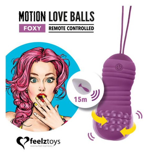 Вагинальные шарики FeelzToys Motion Love Balls Foxy