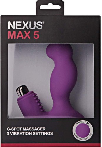 Унисекс вибромассажер для точки G и простаты Nexus Max5 (пурпурный)