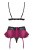 Obsessive 845-SEG-5 set - эротический комплект с кружевом и поясом для чулок, S/M (вишневый) Obsessive 845-SEG-5 set - эротический комплект с кружевом и поясом для чулок, S/M (вишневый)