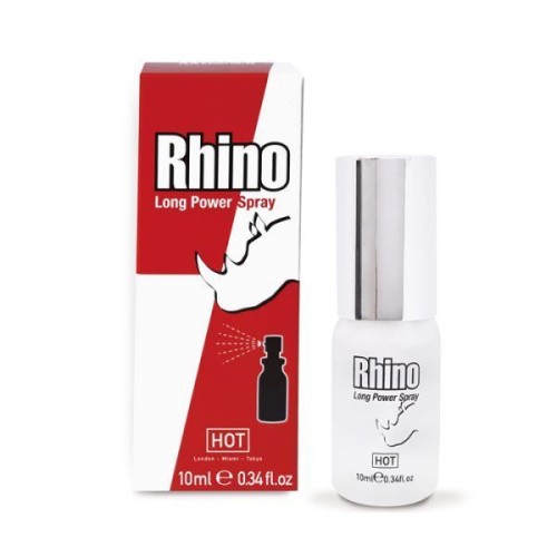 Hot Rhino Long Power Spray - Пролонгуючий спрей, 10 мл - купити в Києві, Україні