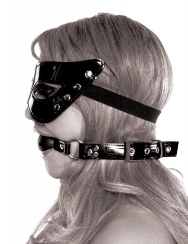 Masquerade Mask & Ball Gag - Набор