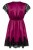 Obsessive 861-PEI-5 peignoir - шелковый пеньюар с контрастным кружевом, L/XL (вишневый) Obsessive 861-PEI-5 peignoir - шелковый пеньюар с контрастным кружевом, L/XL (вишневый)