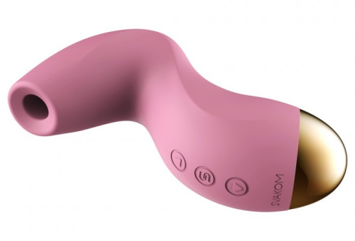 Svakom Pulse Pure - Вакуумный стимулятор клитора, 13х5.9 см (розовый)
