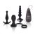 CalExotics His Prostate Training Kit - Набор анальных стимуляторов, 3 шт (чёрный)