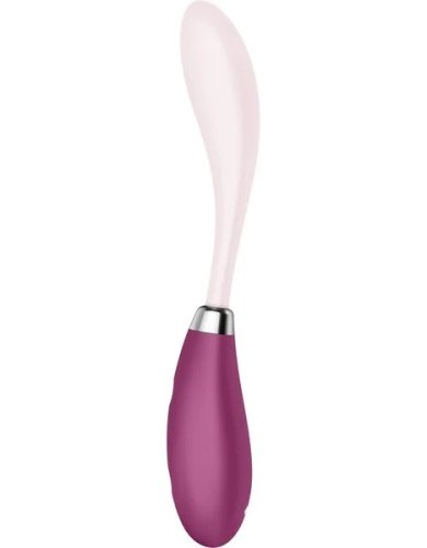 Satisfyer G-Spot Flex 3 - Вибратор для точки G, 19.5х3.3 см (красный)