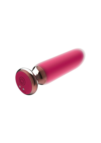 TOYJOY Gracious Buttplug - Анальна вiбропробка, 12 см (фуксія) - купити в Києві, Україні