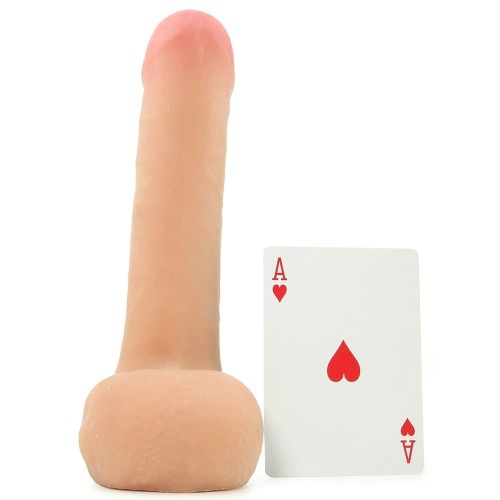 Фаллоимитатор CyberSkin® Slimline CyberCock with Balls, 18,42х3,5 см