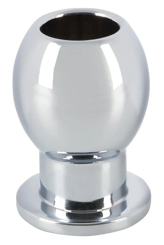 Orion Lust Tunnel Plug - металлический анальный тоннель, 6,5х4,5 см (серебристый)