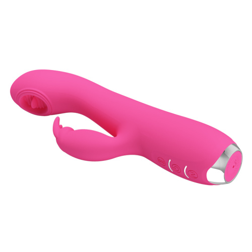Pretty Love Rachel Licking Vibrator - вибратор-кролик с имитацией оральных ласк, 19.9х3.5 см