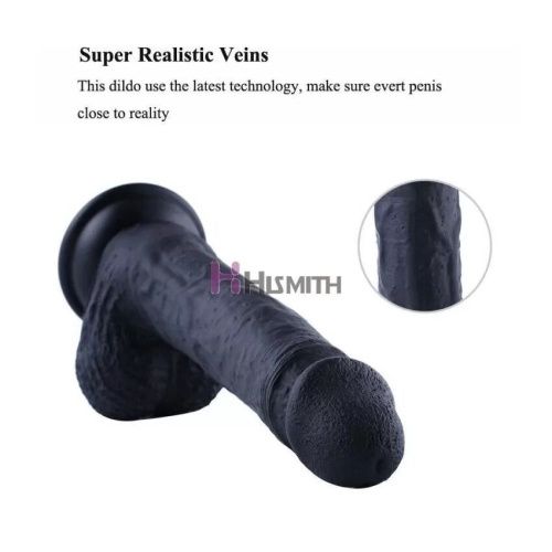 Фаллоимитатор для секс-машин Hismith 8.3″ Silicone Dildo, KlicLok