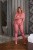 SoftLine She-cat - Комбинезон-сетка, XL-3XL (розовый)