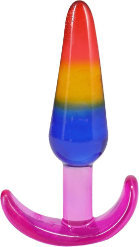 Набір анальних пробок Doc Johnson Crystal Jellies - Anal Trainer Set - Rainbow - купити в Україні | Секс шоп SEX-SHOP.ua