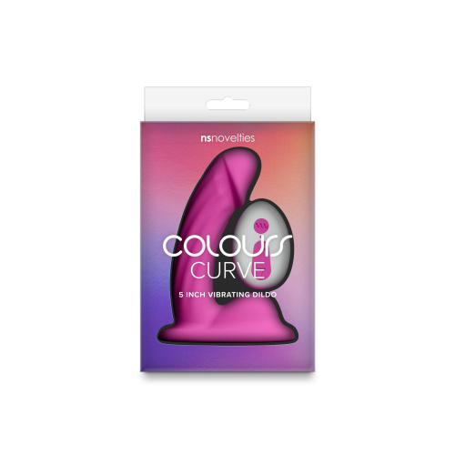 Дилдо с вибрацией NS Novelties Colours Curve Vibrating 5" Dildo