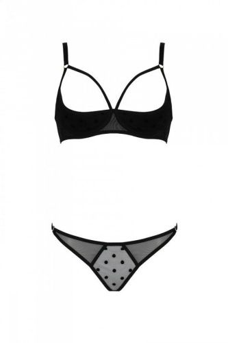Эротический комплект Passion MARINA SET WITH OPEN BRA, S/M