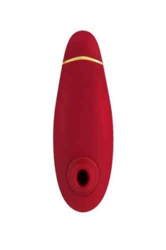 Womanizer Premium - Впечатляющий вакуумный стимулятор клитора, 15.5х5 см (красный)