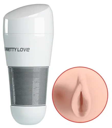 Pretty Love Kitty Super Stroker мастурбатор вагіна, 20.5х8.4 см (тілесний) - купити в Києві, Україні